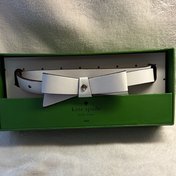 Kate Spade Ivory Bow Belt - Picture 1 of 1